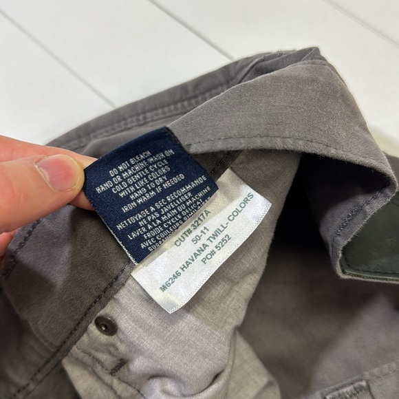 Fidelity mens 34x28 gray Havana twill straight fit denim jeans EUC - Picture 4 of 6